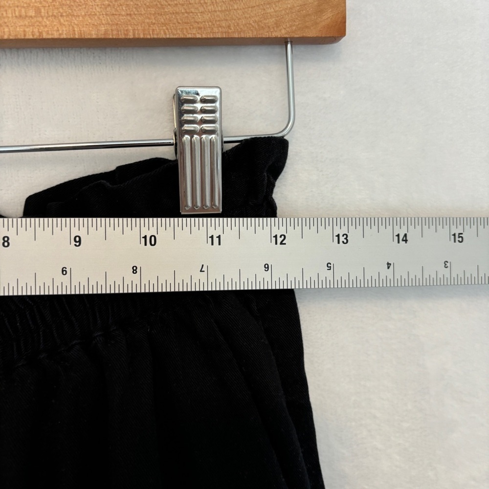 & Other Stories Stockholm womens black pull on wide leg high rise‎ pants size 4 - Picture 2 of 9